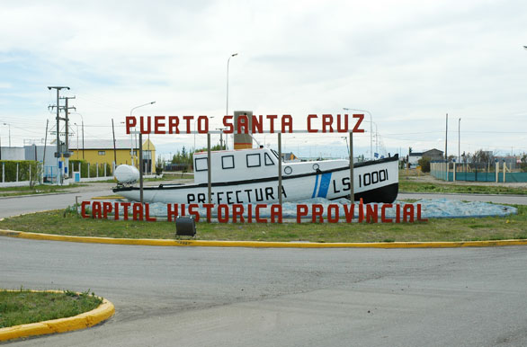 Puerto Santa Cruz es la