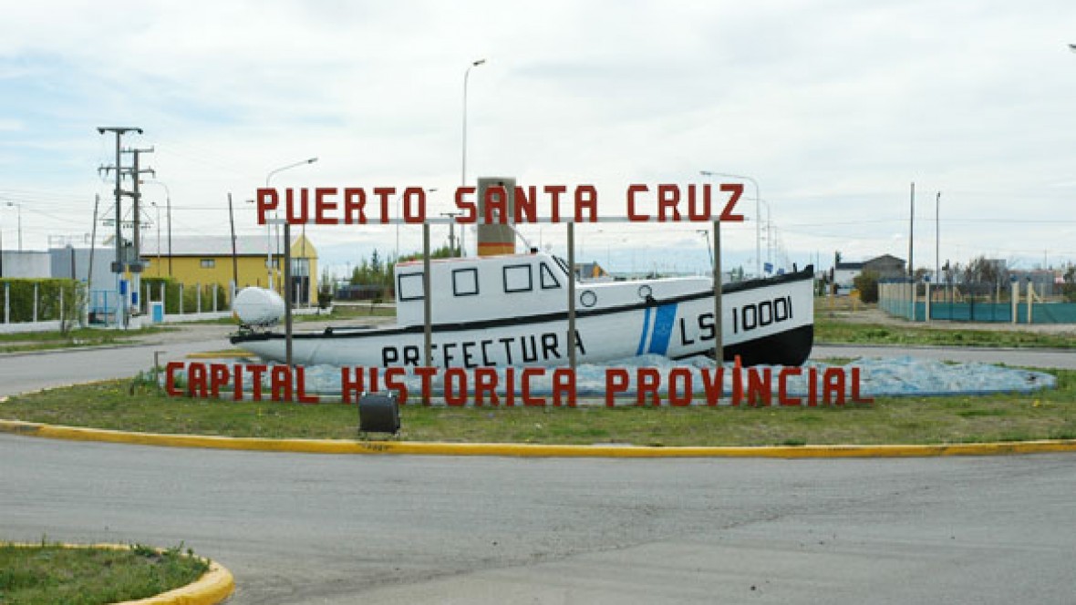 Puerto Santa Cruz es la